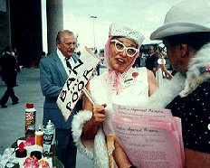 Portrait of The Ladies hawking Twinkles 